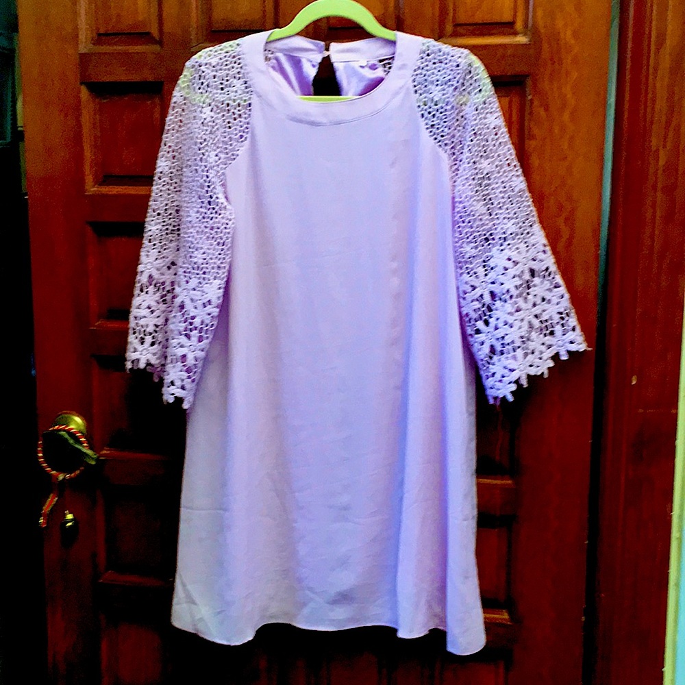 Lilac colored dress